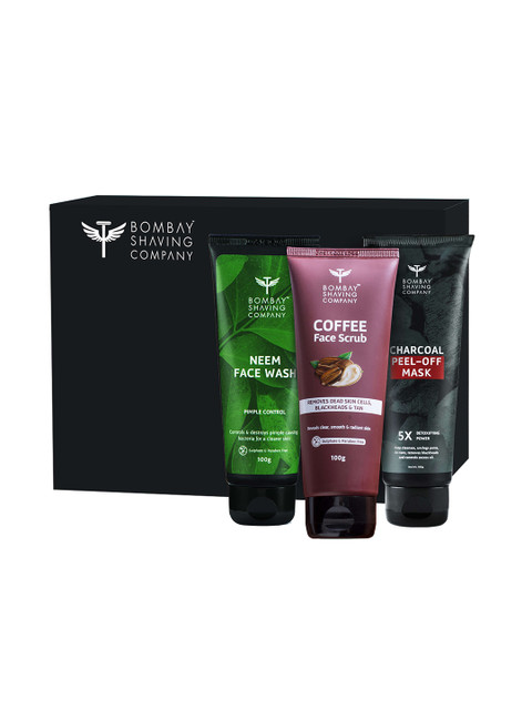 

Bombay Shaving Company Unisex Superfoods Powered Facial Set 300 g, Black