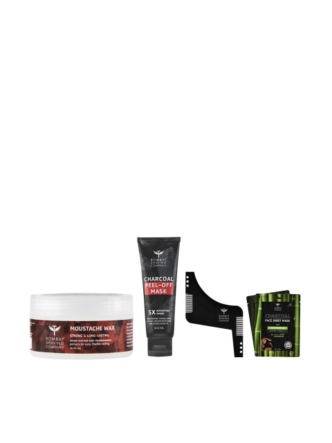 

Bombay Shaving Company Men Beard & Moustache Care Gift Set & Skin Care Gift Set, Black