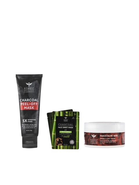 

Bombay Shaving Company Skin Care Gift Set & Moustache Wax, Black