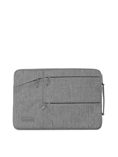

Red Lemon Unisex Grey Hybrid Solid 15.6" Laptop Sleeve