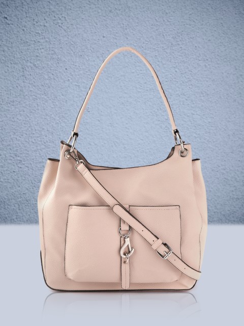 

DOROTHY PERKINS Women Cream-Coloured Solid Hobo Bag