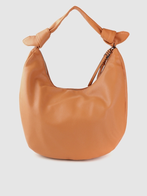 

DOROTHY PERKINS Tan Brown Solid Hobo Bag