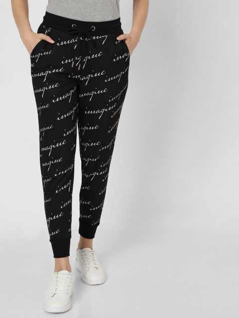 

Vero Moda Women Black Printed Joggers