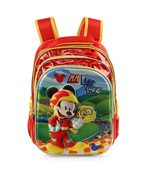 

Disney Kids Red & Yellow Mickey Mouse Printed Backpacks
