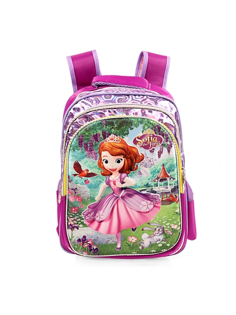 

Disney Kids Purple & Green Graphic Backpacks