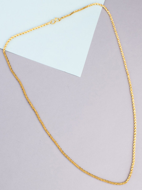 

Alankruthi Gold-Toned Brass Gold-Plated Handcrafted Chain