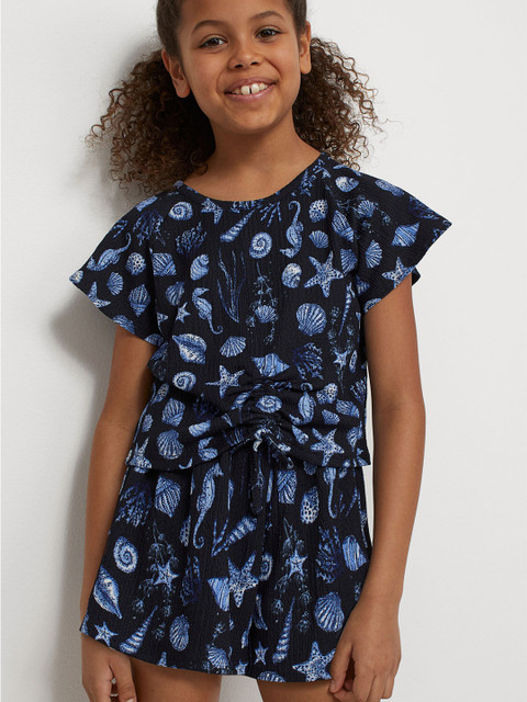 

H&M Girls Navy Blue 2-Piece Set