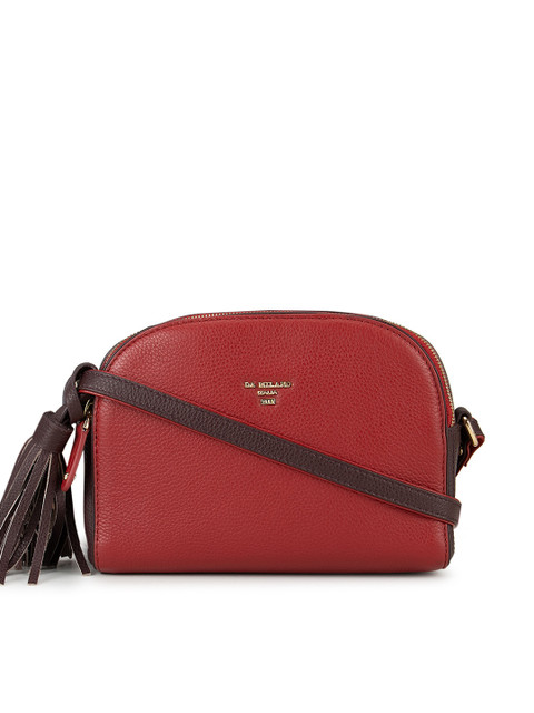 

Da Milano Red Solid Sling Bag