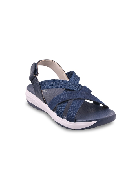 

Stelatoes Women Navy Blue Solid PU Open Toe Flats