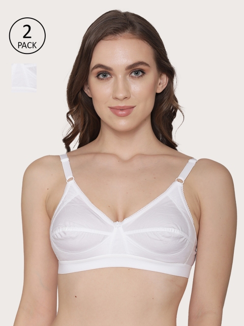 

Kalyani Lavender & White Printed Non-Wired Non Padded Everyday Bra 4000022