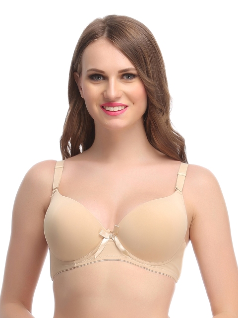

Clovia Nude-Coloured Push-up Bra BR0609P24