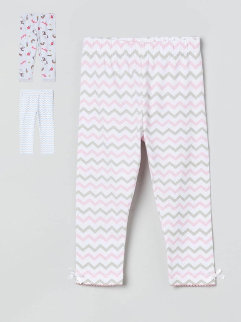 

max Pack of 3 Muticoloured Printed Leggings, Multi
