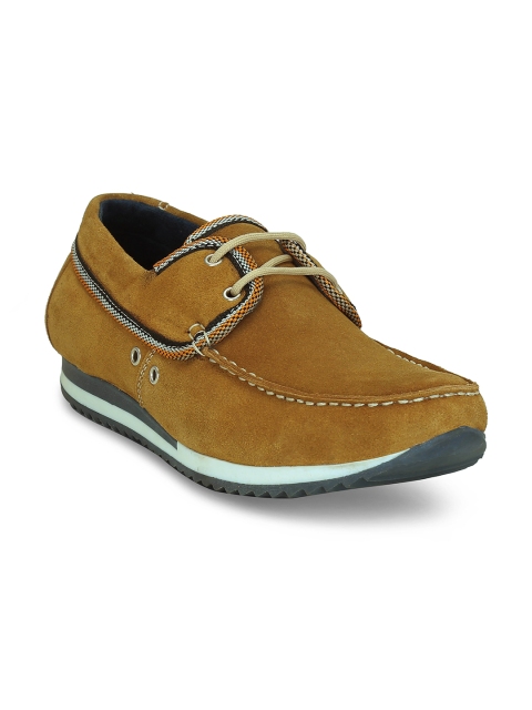 

Get Glarm Men Tan Suede Derbys Casual Shoes