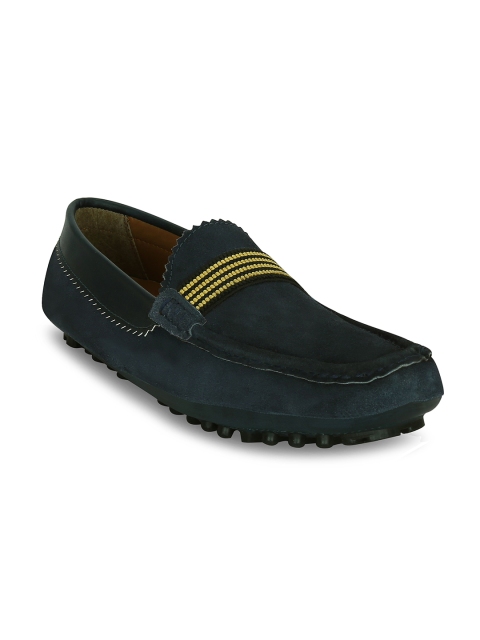 

Get Glamr Men Navy Blue Suede Loafers