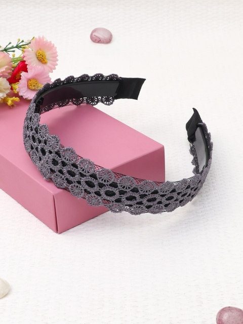 

The Magic Wand Grey Lace Hairband