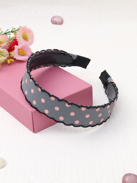 

The Magic Wand Grey & Pink Lace Hairband