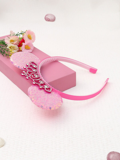 

The Magic Wand Pink Embellished Hairband
