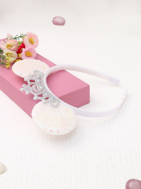 

The Magic Wand White Embellished Hairband