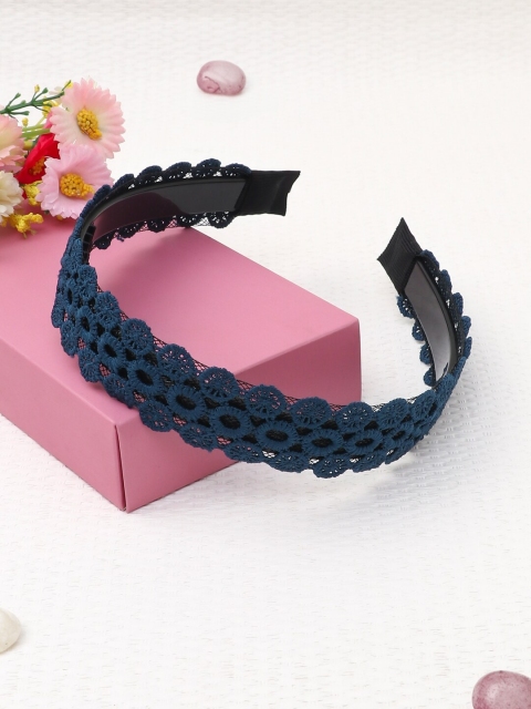 

The Magic Wand Navy Blue Lace Hairband