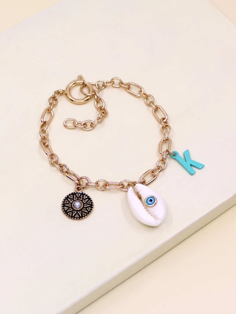 

Runway Ritual Gold-Plated Charm Bracelet