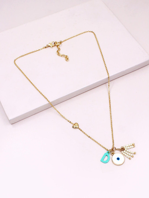 

Runway Ritual Women Gold-Plated Charm Necklace