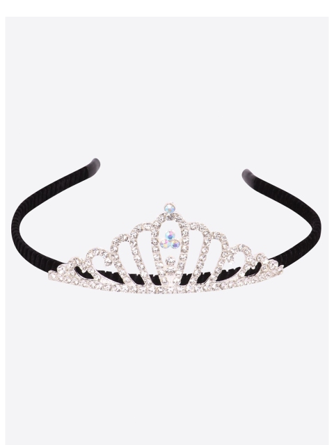 

CUTECUMBER Girls Black & White Embellished Tiara
