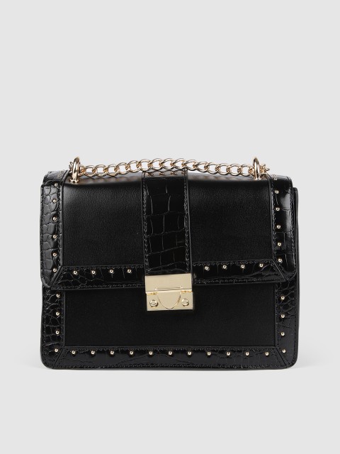 

Allen Solly Black Embellished Sling Bag