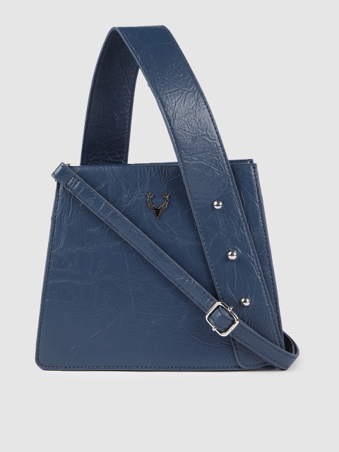 

Allen Solly Blue Solid Handheld Bag