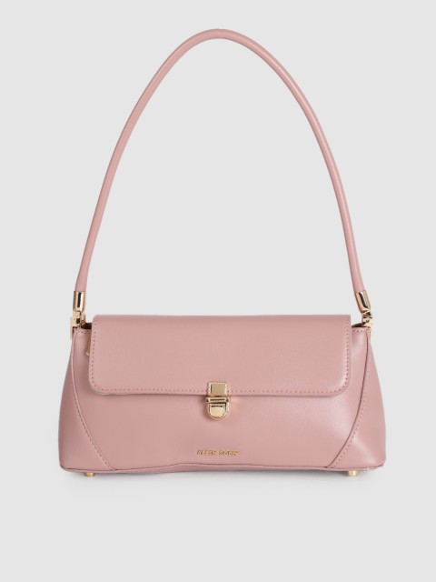 

Allen Solly Nude Pink Solid Shoulder Bag