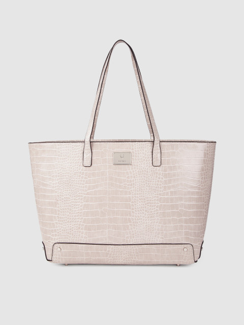 

Allen Solly Cream-Coloured Textured Shoulder Bag