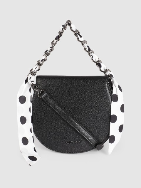 

Allen Solly Black Solid Handheld Bag