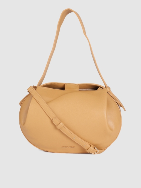 

Allen Solly Brown Solid Handheld Bag