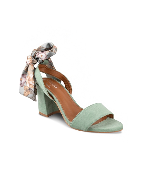 

Stelatoes Women Green Printed Pumps
