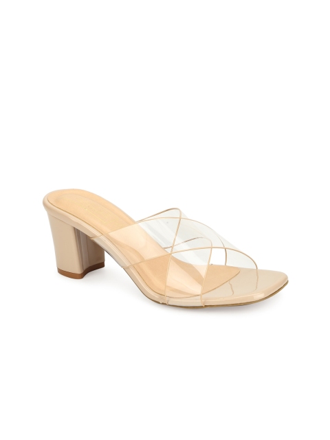 

Truffle Collection Women Nude-Coloured Solid Sandals