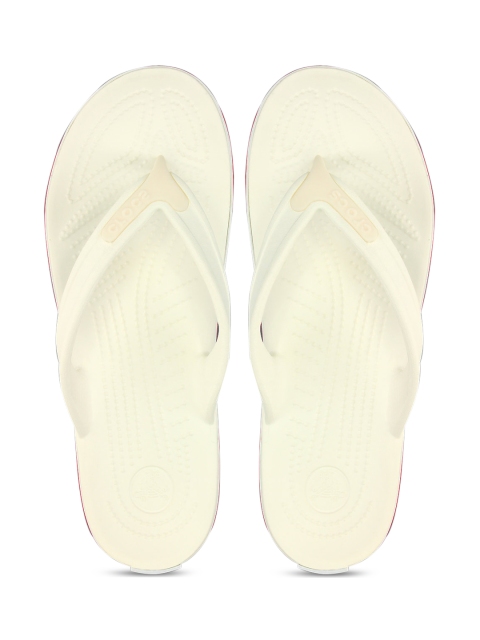 

Crocs Lopro Men White Flip-Flops