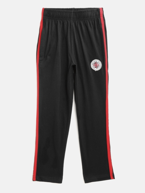 

Sweet Dreams Boys Black Solid Pure Cotton Lounge Pants