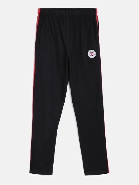 

Sweet Dreams Boys Black Solid Cotton Lounge Pants