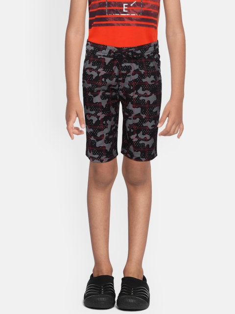 

Sweet Dreams Black & Off-White Camouflage Print Cotton Lounge Shorts