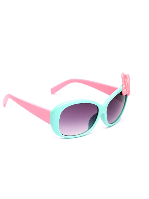 

DukieKooky Girls :Green Frame Grey Sunglasses