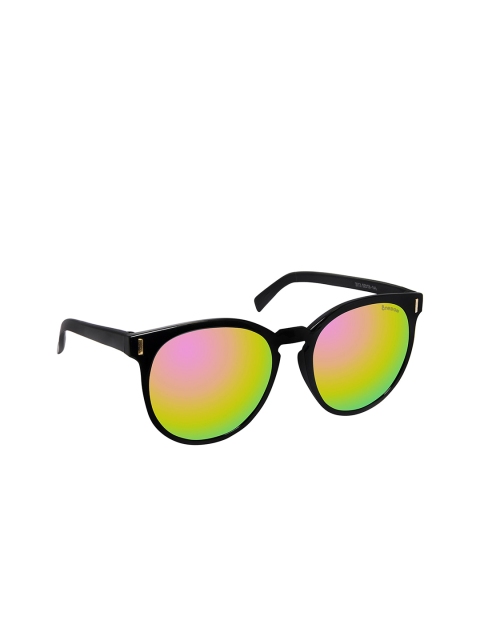 

Cardon Unisex Purple Lens & Black Round Sunglasses NI-SGCD146-Black