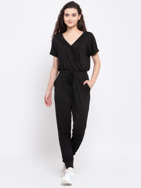 

iki chic Women Black Solid Jumpsuit