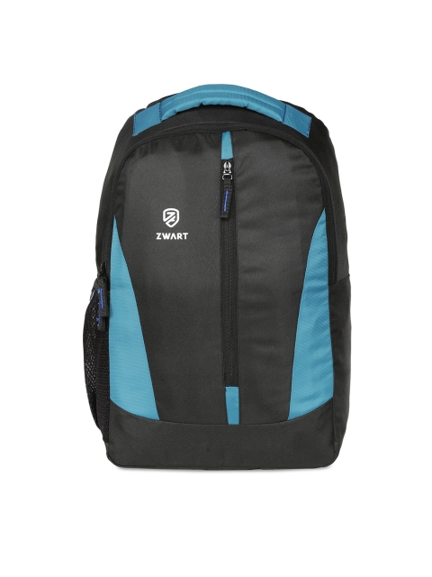 

Zwart Unisex Black & Blue Colourblocked Backpacks