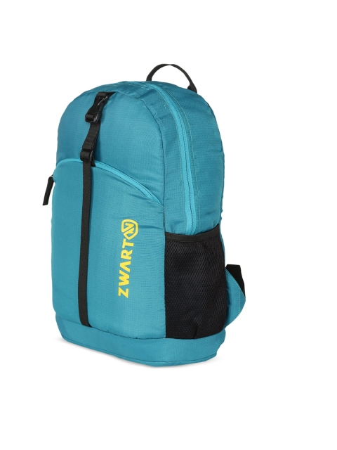 

Zwart Unisex Blue Backpacks with Compression Straps