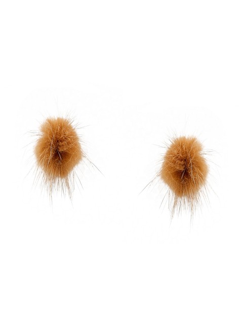 

Foxy Sperks Brown Quirky Studs