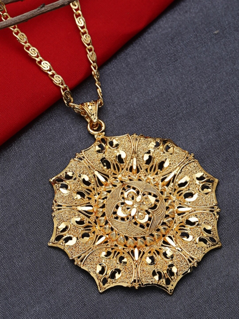 

ZeroKaata Gold-Plated Alloy Handcrafted Necklace
