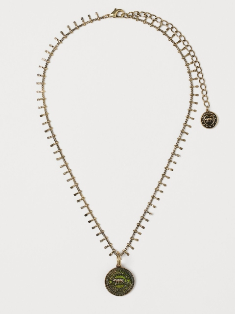 

H&M Women Gold-Toned Coin-Pendant Necklace