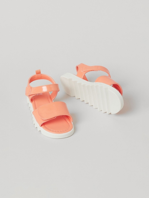 

H&M Girls Orange Solid Sandals