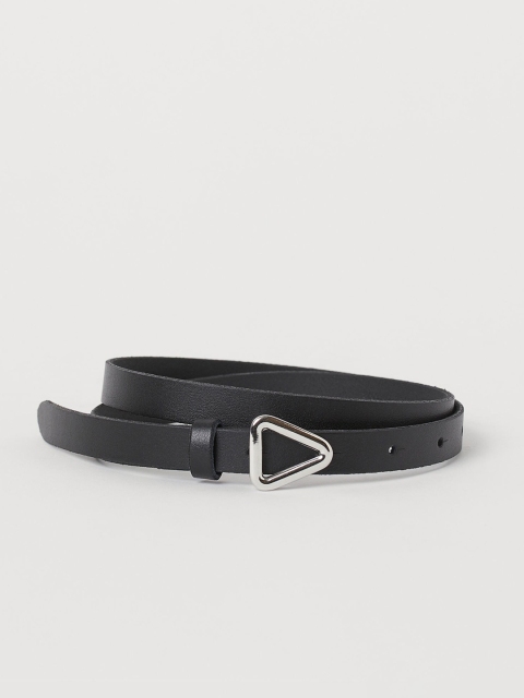 

H&M Women Black Leather Belt