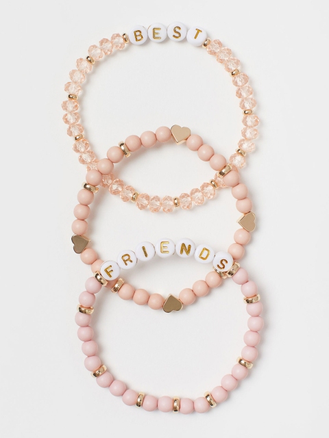 

H&M Women Pink 3-Pack Bracelets