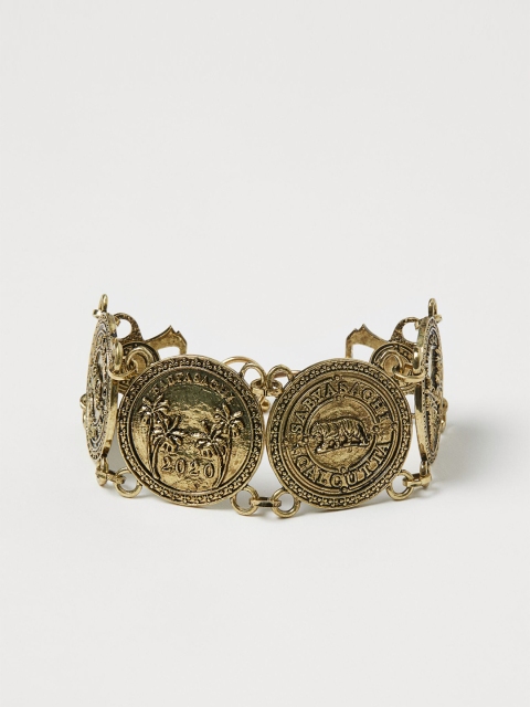 

H&M Gold-Toned Large Coin Bracelet